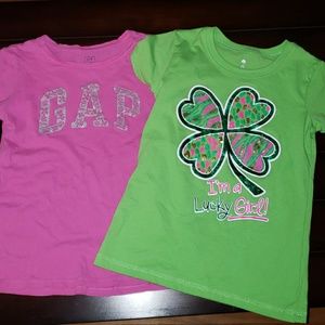 GIRLS SHORTSLEEVE SHIRT BUNDLE SIZE 8